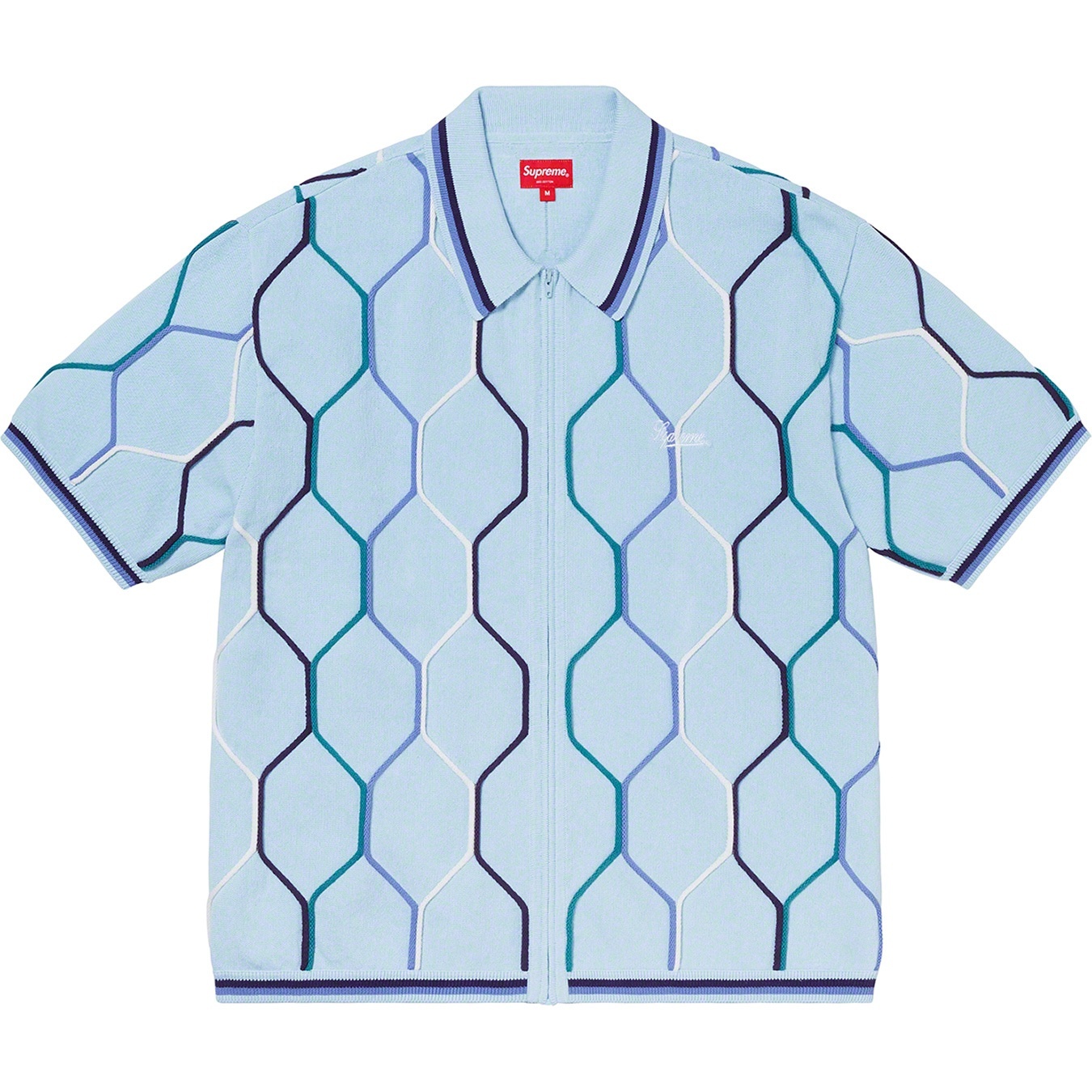 Hex Zip Up Polo view 3
